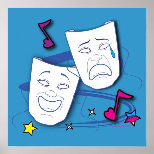 Comedy Tragedy Drama Poster (Vorne)