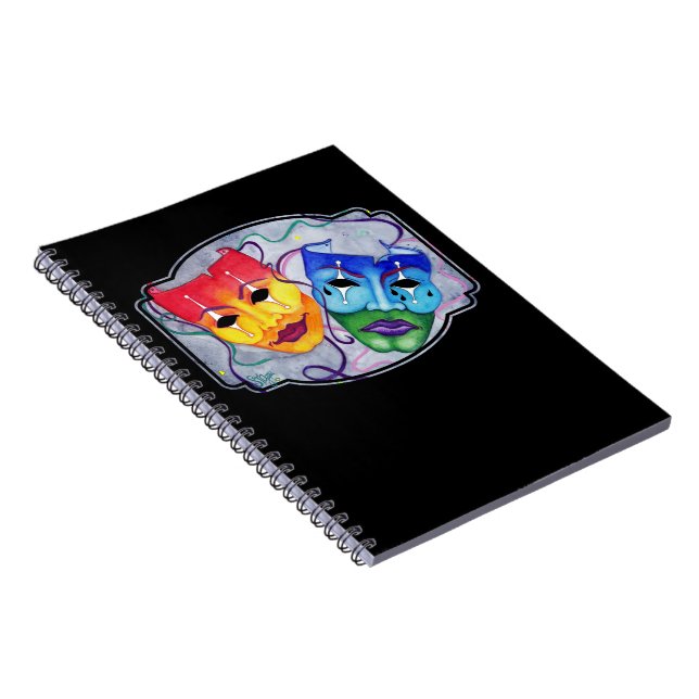 Comedy & Tragedy Notizblock (Rechte Seite)