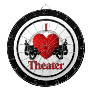 Comedy & Tragedy Regulation Dart Board Dartscheibe