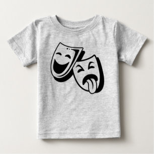 Comedy und Tragedy-Masken Baby T-shirt