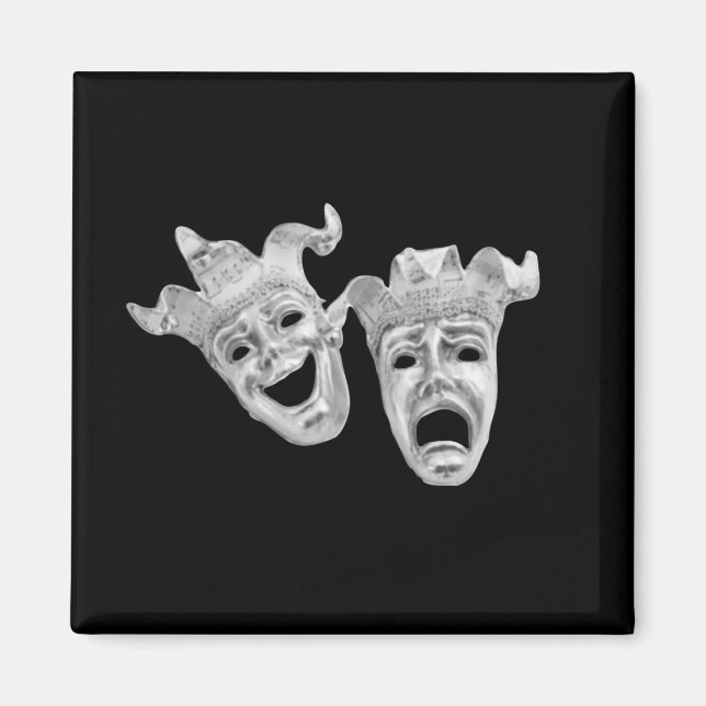 Comedy und Tragedy Theater Magnet (Vorne)
