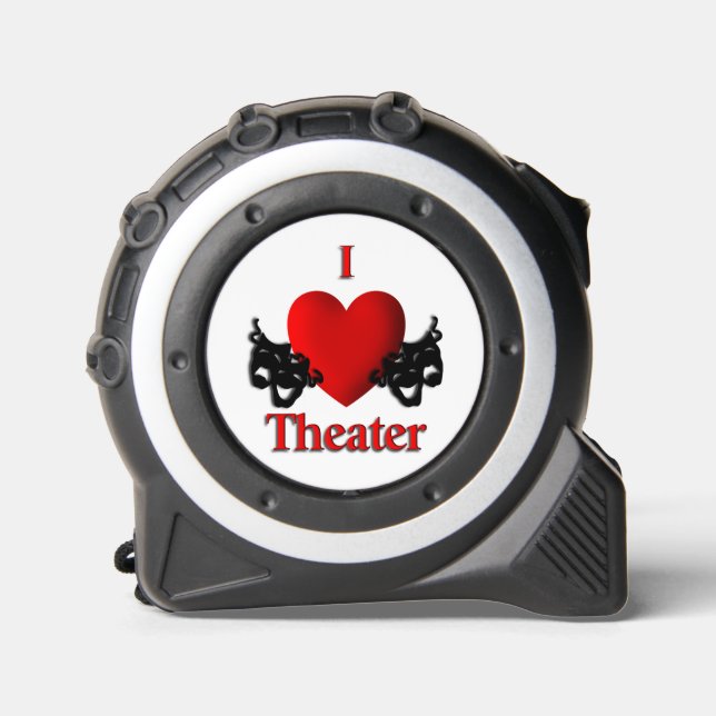 Comedy und Tragedy Theater Mask Maßband (Vorderseite)