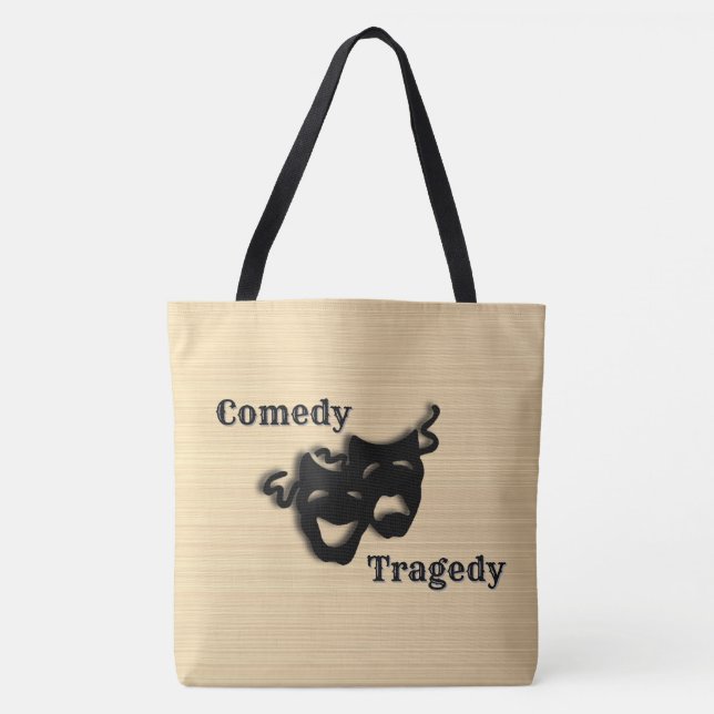 Comedy und Tragedy Theater Tasche (Vorderseite)