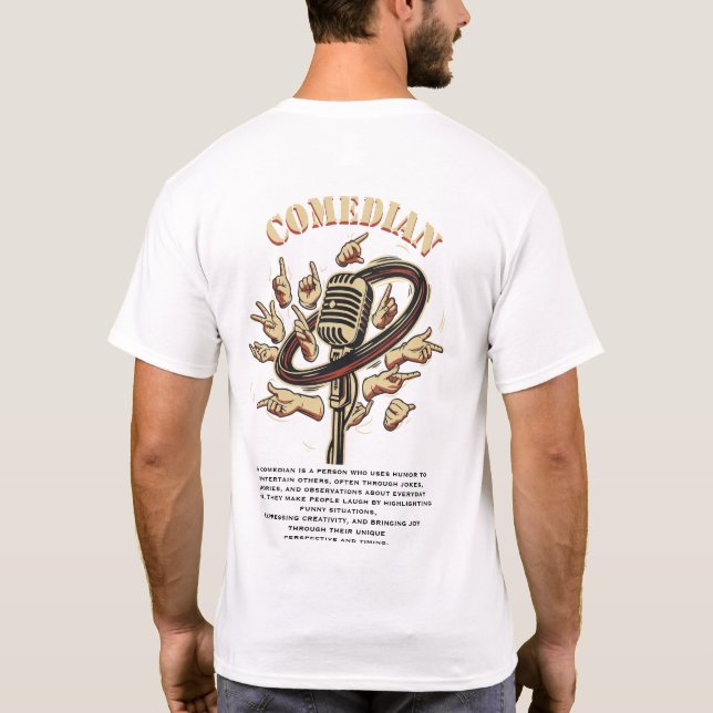 Comedy Vibes T-Shirt (Rückseite)