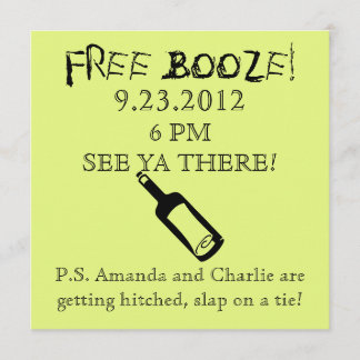 Comedy Wedding Einladung, Spaß Einladung