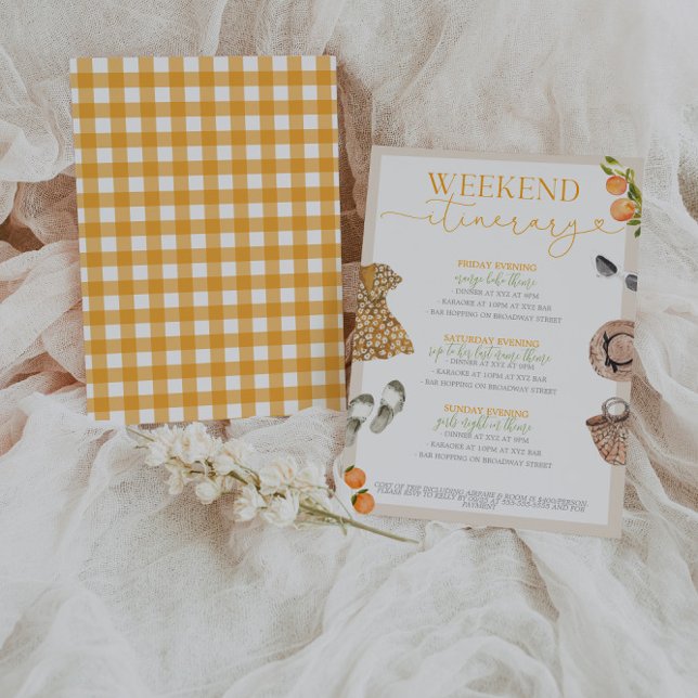 Comer See Bachelorette Itinerary Einladung (Von Creator hochgeladen)