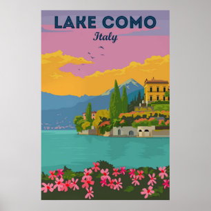 Comer See, Italien Poster