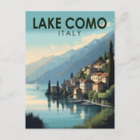 Comer See Italien Reisen Vintag