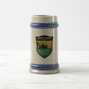 Comer See Italien Vintage Bierglas