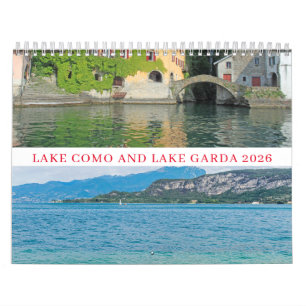 Comer See und Gardasee 2026 Kalender