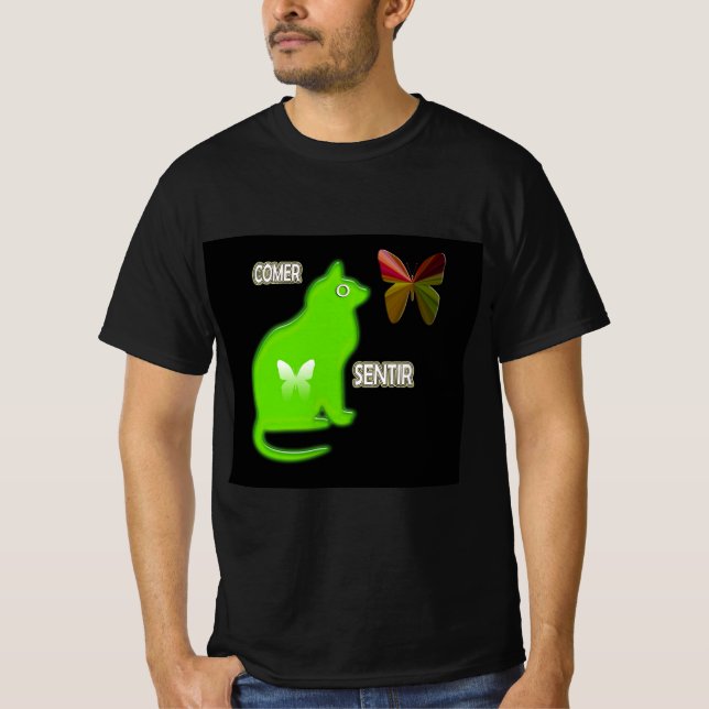 comer y sentir T-Shirt (Vorderseite)