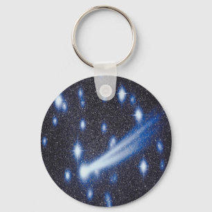 Comet and stars keychain schlüsselanhänger