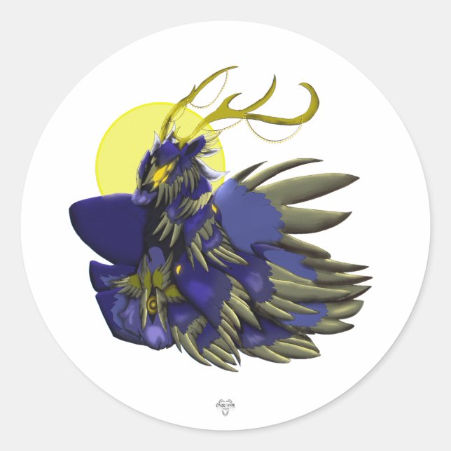 Comet Dark Fantasy Reindeer Collection Stickers  (Vorderseite)