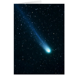 Comet in Night Sky