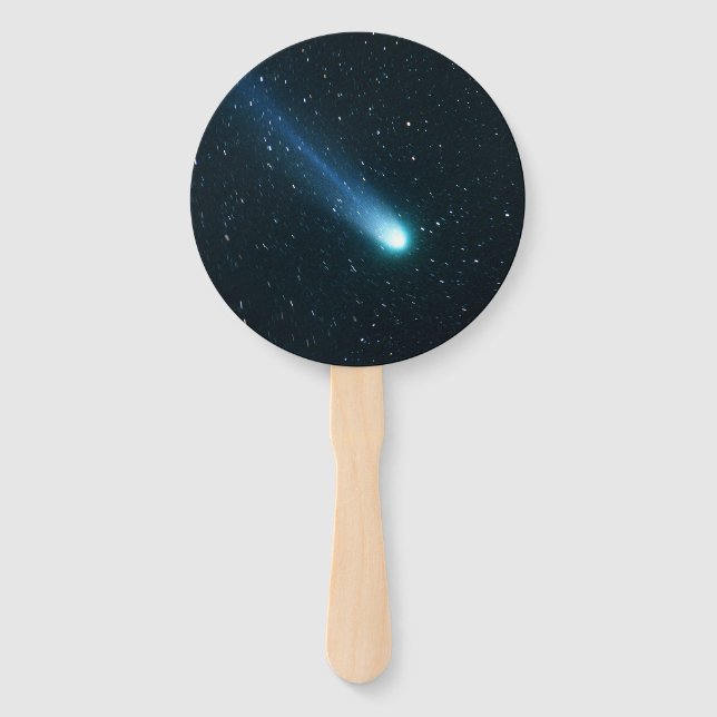 Comet in Night Sky Fächer (Vorderseite)