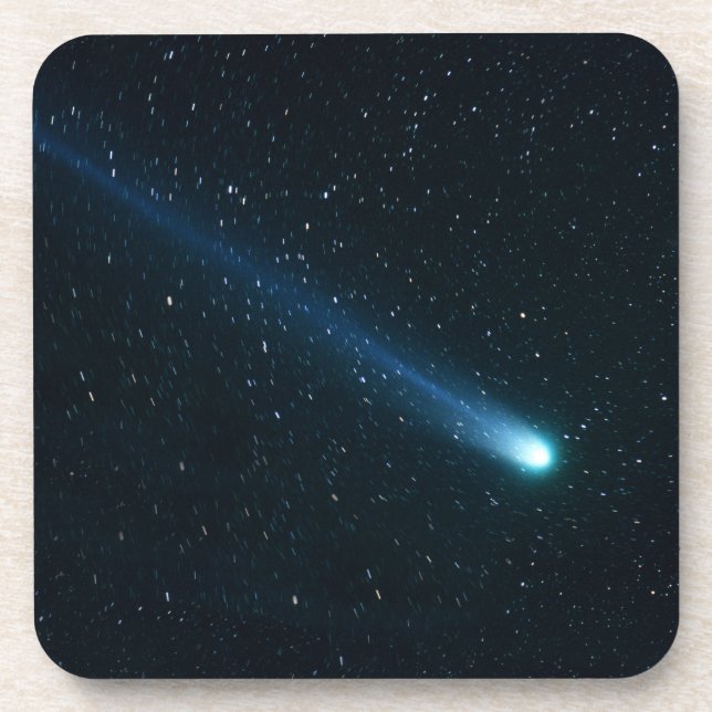Comet in Night Sky Getränkeuntersetzer (Vorderseite)