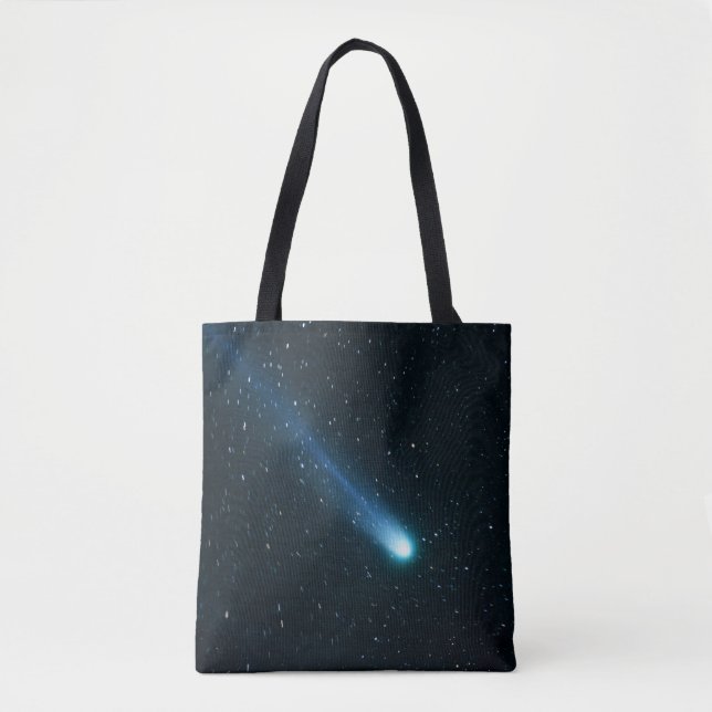 Comet in Night Sky Tasche (Vorderseite)