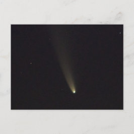 Comet NEOWISE in Night Sky Postkarte