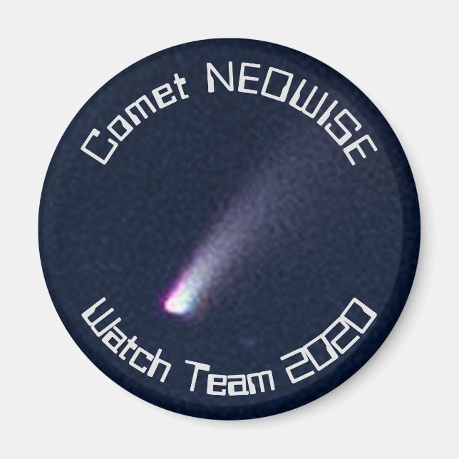 Comet NEOWISE Watch Team 2020 Magnet (Vorne)