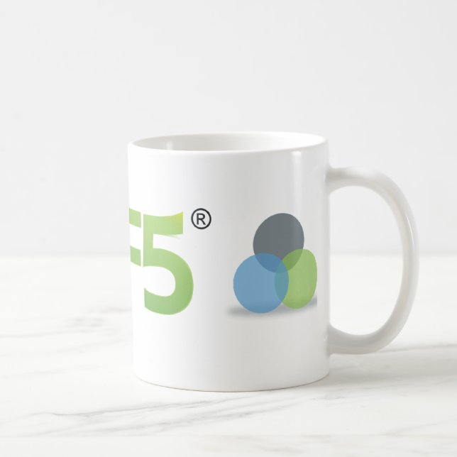 comF5- "Logo-Standard Kaffeetasse (Rechts)