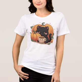 Comfort Colors® Black Cat on Pumpkin Shirt, Shirt