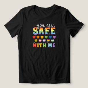 Comfort Colors Du bist sicher bei mir Shirt, LGBT Tri-Blend Shirt