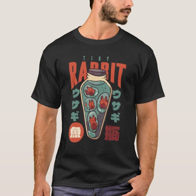 Comfort Food s Delight Rabbit in Mason Jars T-Shirt (Vorderseite)