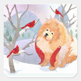 COMFORT & JOY Chow Aufkleber