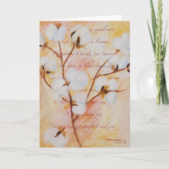 Comfort&Joy Feiertagskarte (Vorderseite)