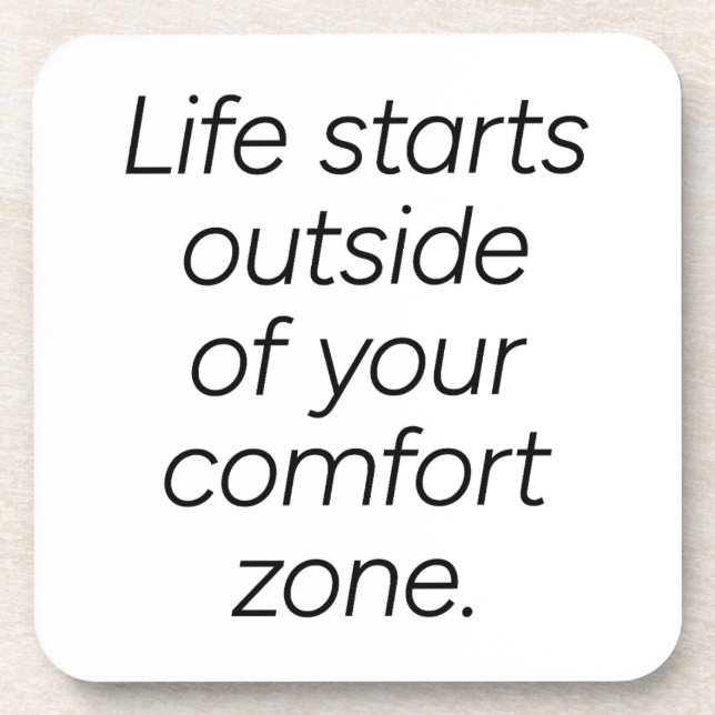 Comfort Zone Hard Plastic Untersetzer (Vorderseite)