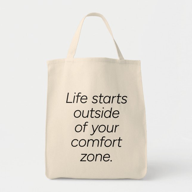Comfort Zone Lebensmittelgeschäft Tote Bag Tragetasche (Vorne)