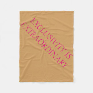 ComfortableFleece Decke