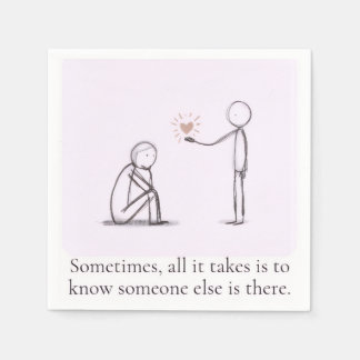 Comforting, Inspirational and Uplifting Quote Serviette