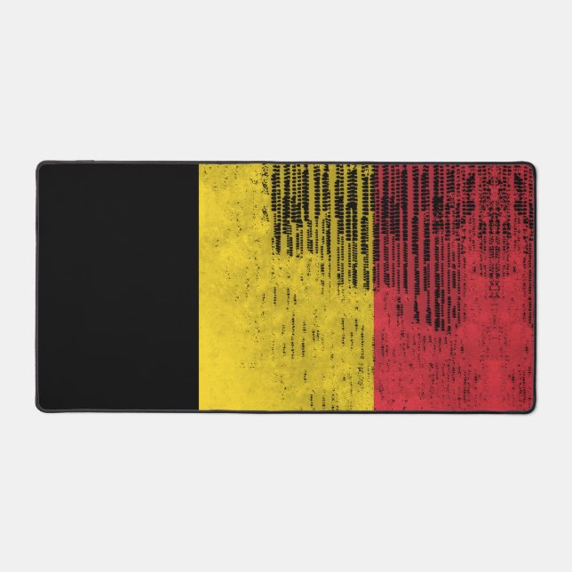 Comfy Gaming Desk mat - Belgique Drapeau (Recto)