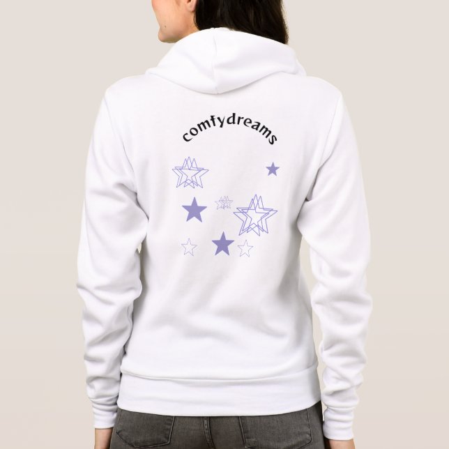 comfydreams Sweatshirt/Hoodie star Designs Hoodie (Rückseite)