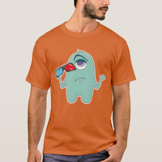 Comic 3D Glasses Zyklop Filmfilm Comic Geschenkgut T-Shirt