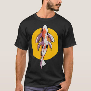 Comic-artige Koi-Fisch-Illustration T-Shirt