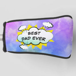 Comic bester Papa je personalisierter Golfkopf Abd Golf Headcover