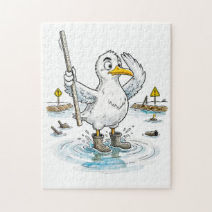 Comic Bird Flutmessgerät Pflicht