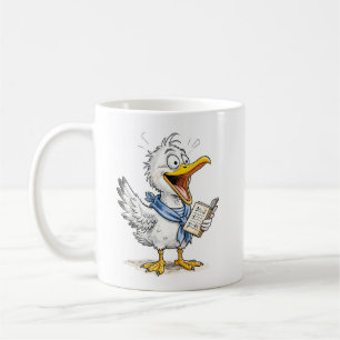 Comic Bird Sailor Crew Kaffeetasse