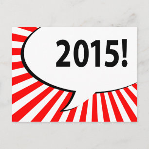 Comic-Blase 2015 Postkarte