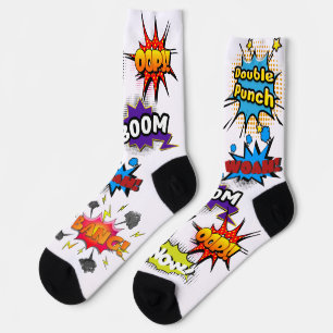 Comic Book Art Pop Socken