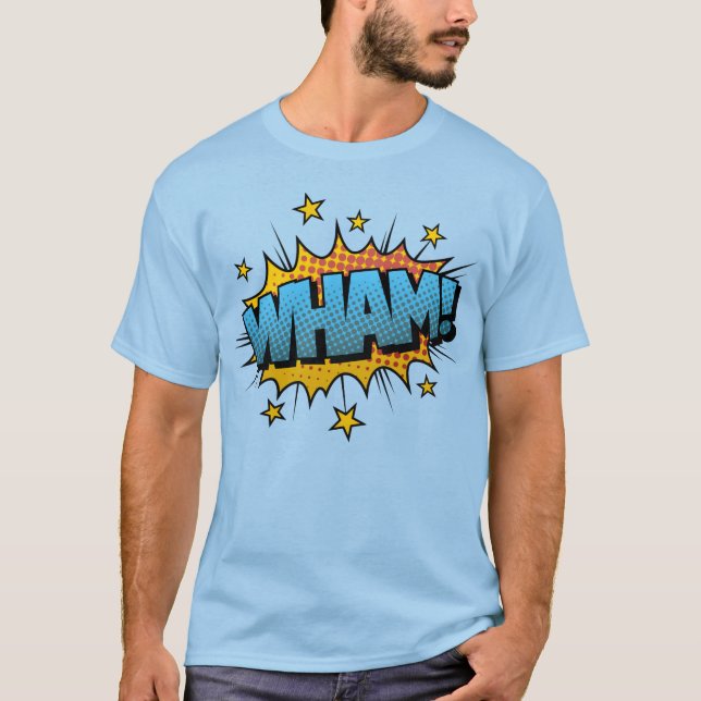 Comic Book Art Wham Bubble T-Shirt (Vorderseite)
