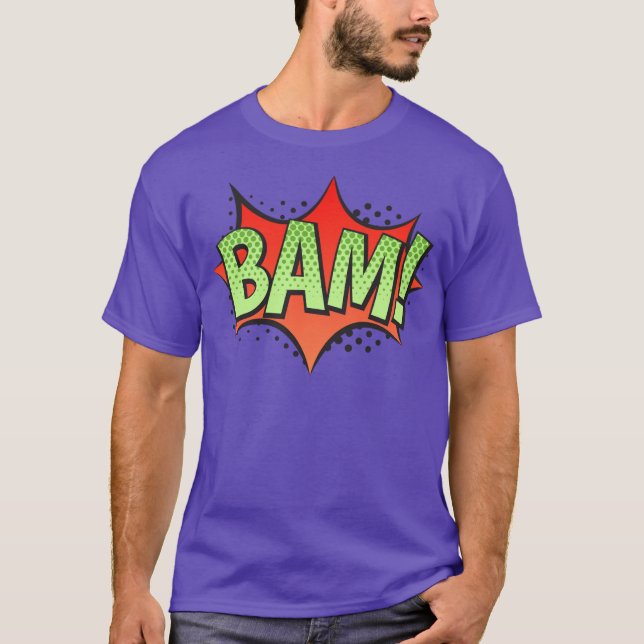 Comic Book Bam! Burst T-Shirt (Vorderseite)