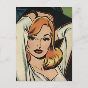 Comic Book Beauty Postkarte