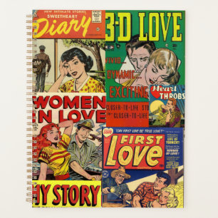 Comic Book 💥 Classic Liebe Collage Wedding Planer