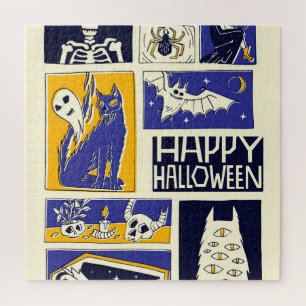 Comic Book Halloween Illustration