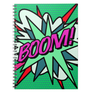 Comic Book KNALL Coole Fun Moderne Notizblock