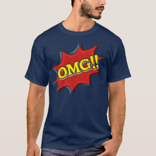 Comic Book OMG Exclamation Speech Blase T-Shirt