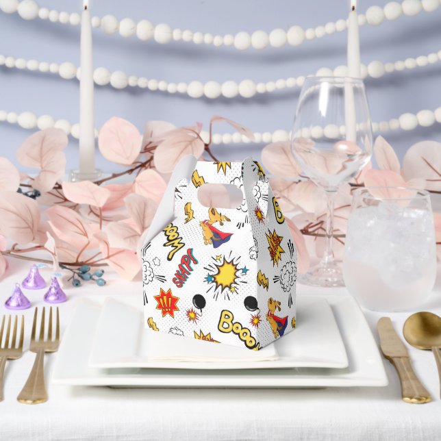 Comic Book Pattern Geschenkschachtel (Hochzeit)